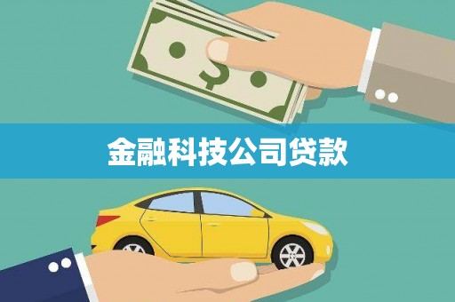 涿州金融科技公司贷款