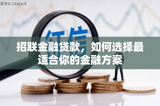 涿州招联金融贷款，如何选择最适合你的金融方案