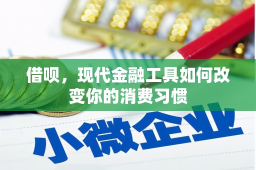涿州借呗，现代金融工具如何改变你的消费习惯