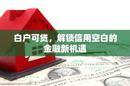 涿州白户可贷，解锁信用空白的金融新机遇