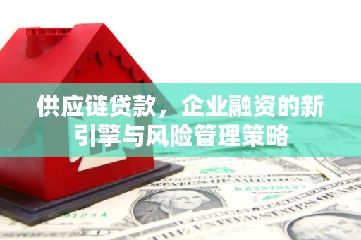涿州供应链贷款，企业融资的新引擎与风险管理策略