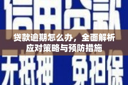 涿州贷款逾期怎么办，全面解析应对策略与预防措施