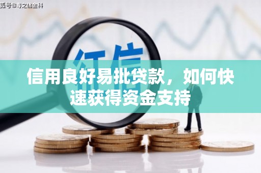 涿州信用良好易批贷款，如何快速获得资金支持