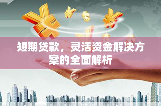 涿州短期贷款，灵活资金解决方案的全面解析