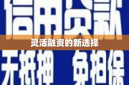 涿州灵活融资的新选择