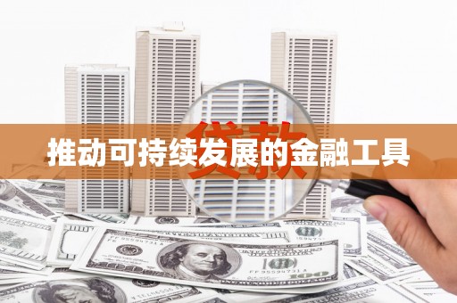 涿州推动可持续发展的金融工具