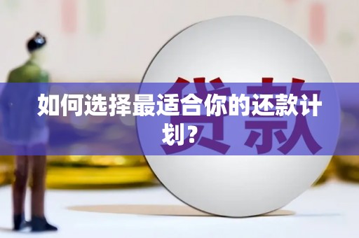 涿州如何选择最适合你的还款计划？
